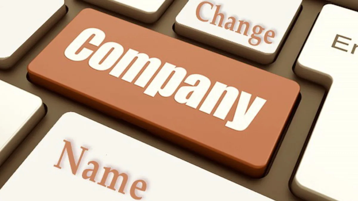 Dịch vụ thay đổi tên công ty