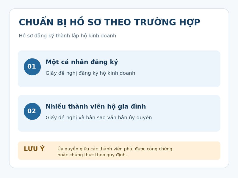 Hồ sơ đăng ký hộ kinh doanh gồm những gì?